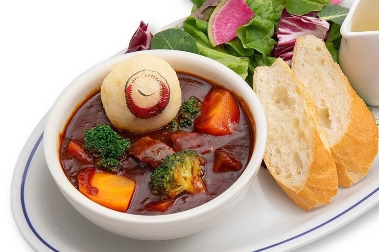 美術館｜目玉おやじが“ビーフシチューの茶碗風呂”に！水木しげる展コラボの限定メニュー、そごう横浜で