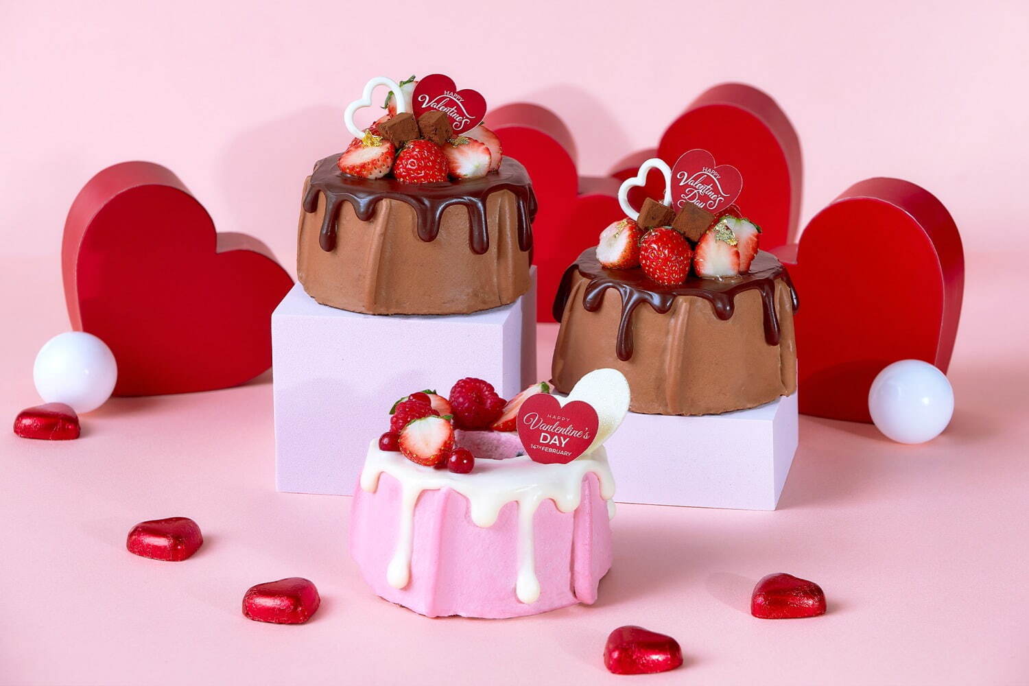 マーサー ビス24年バレンタイン、濃厚チョコレートの“ふわもち”シフォンケーキ＆ラズベリー風味も｜写真1