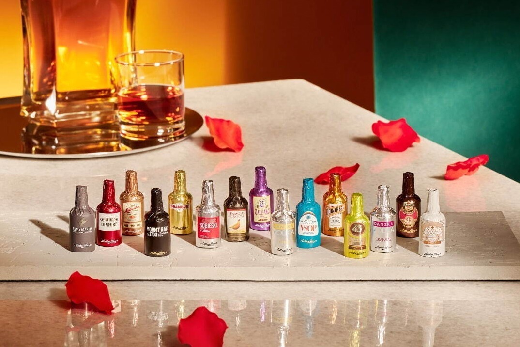 ウイスキー｜デンマーク王室御用達リカーチョコレート「アンソンバーグ」“飲んで楽しむ”ウォッカ入りチョコボトル