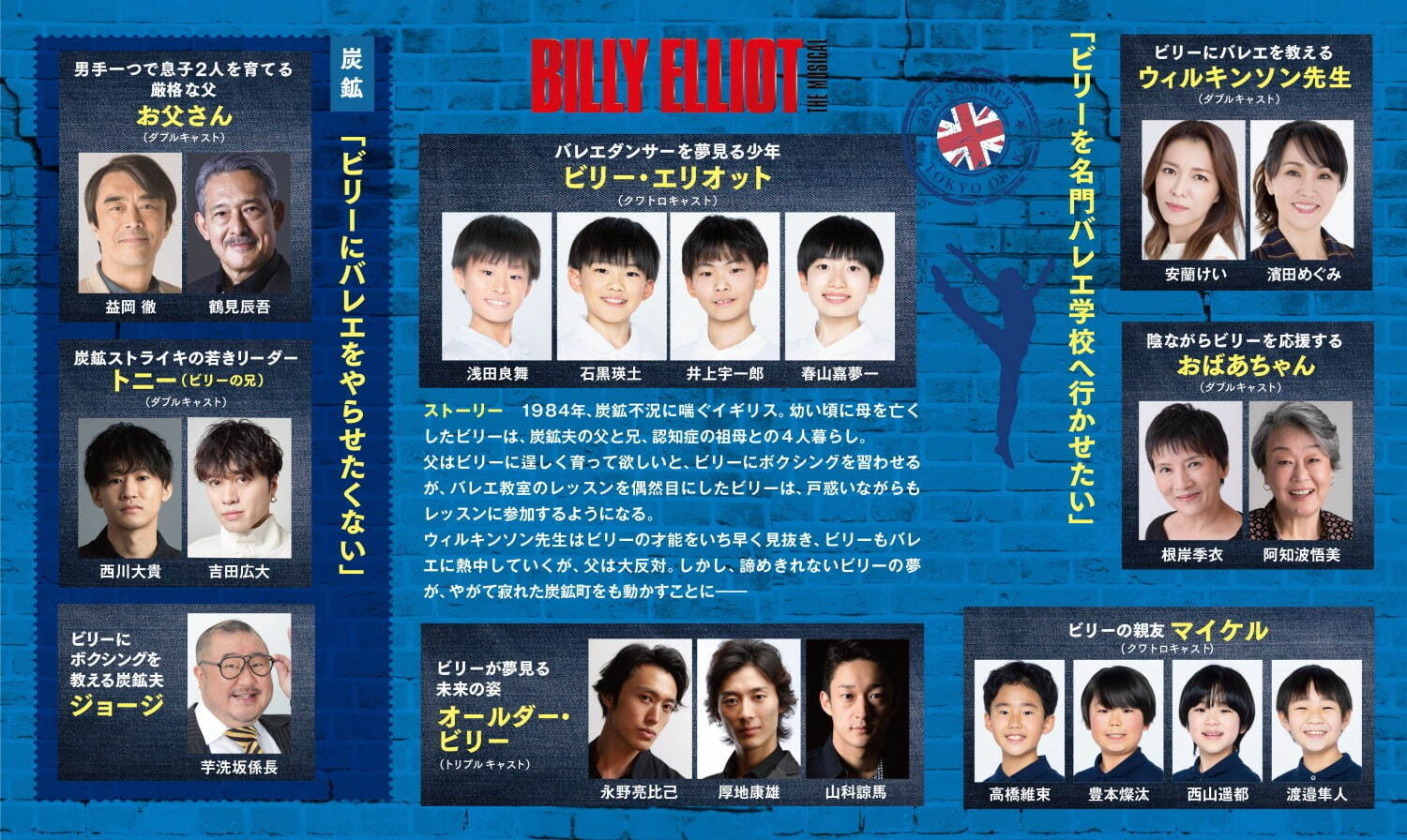 ミュージカル「ビリー・エリオット～リトル・ダンサー～」東京・大阪で、バレエダンサーを夢見る少年の物語｜写真3