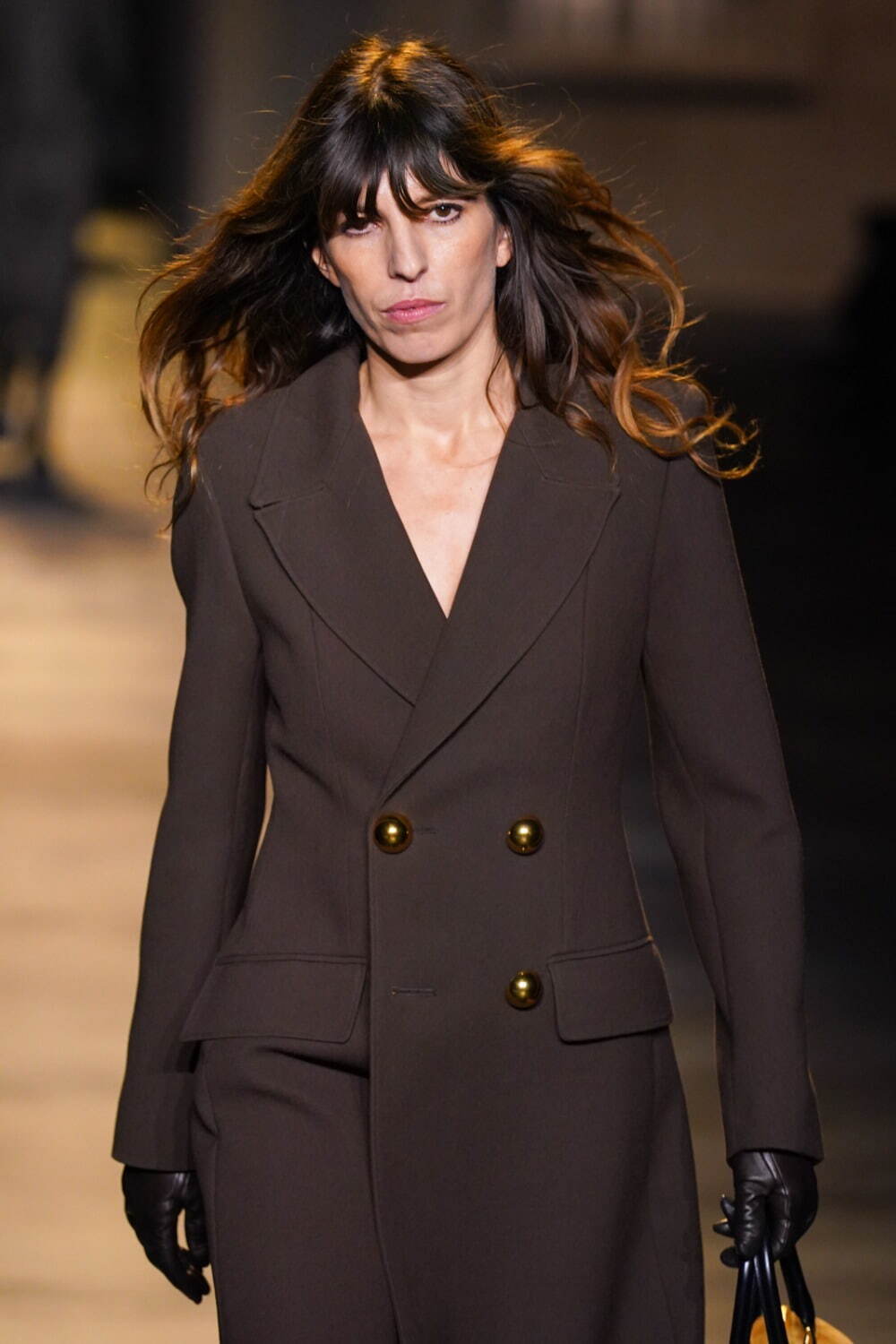 Ami Paris クルーネックプルオーバー ブラウン FW24/25 アミ パリス(Ami Paris) 2024-25年秋冬ウィメンズ&メンズ