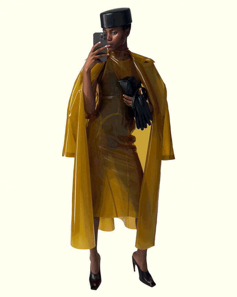 アライア 2024年春｜female ケープ