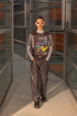 マリーン セル(MARINE SERRE) 2024-25年秋冬メンズコレクション  - 写真16