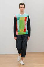 コム デ ギャルソン・シャツ 2024年秋冬メンズコレクション - 色彩の自由な律動｜写真24