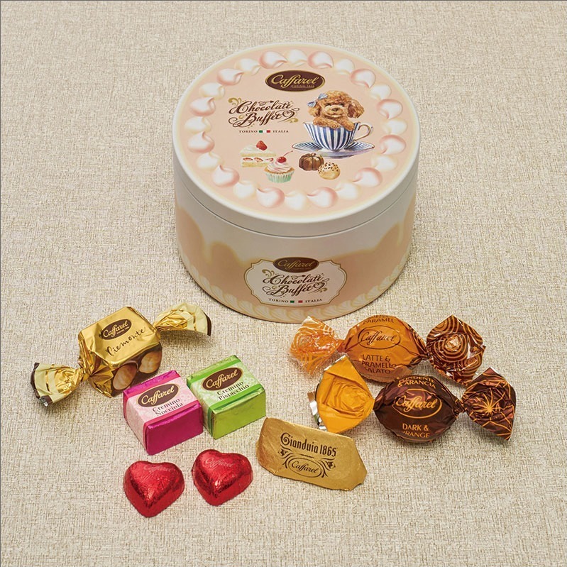 ＜カファレル＞チョコレートブッフェケーキ缶 1缶8個入 2,160円