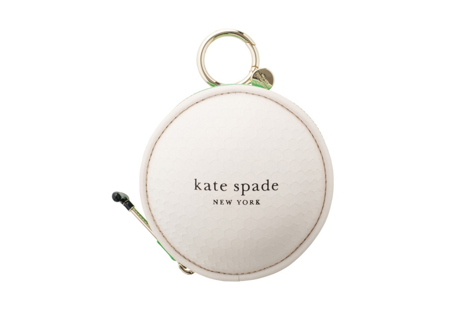 ケイト・スペード“ゴルフボール”の小銭入れやカードケース、淡いモスグリーンの革財布も