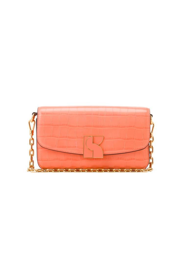 kate spade dakota croc-embossed small crossbody in melon ball
73,700円