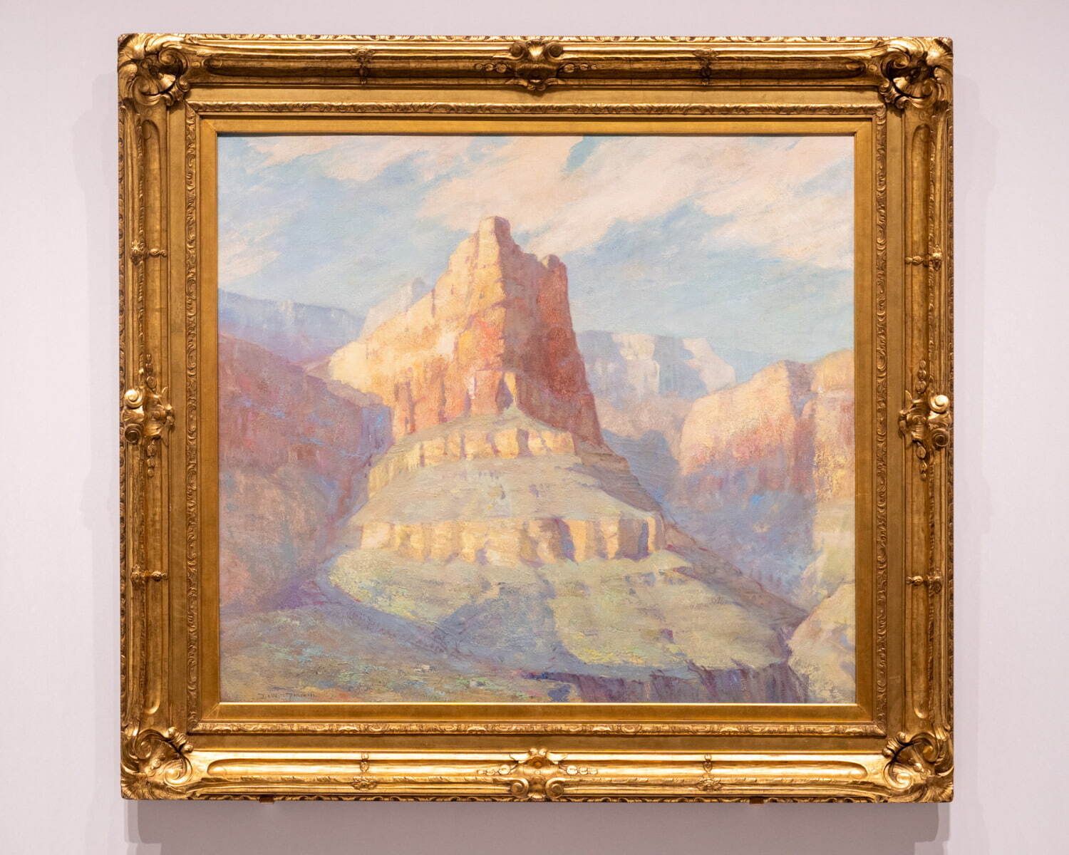 デウィット・パーシャル 《ハーミット・クリーク・キャニオン》 1910-16年 ウスター美術館蔵