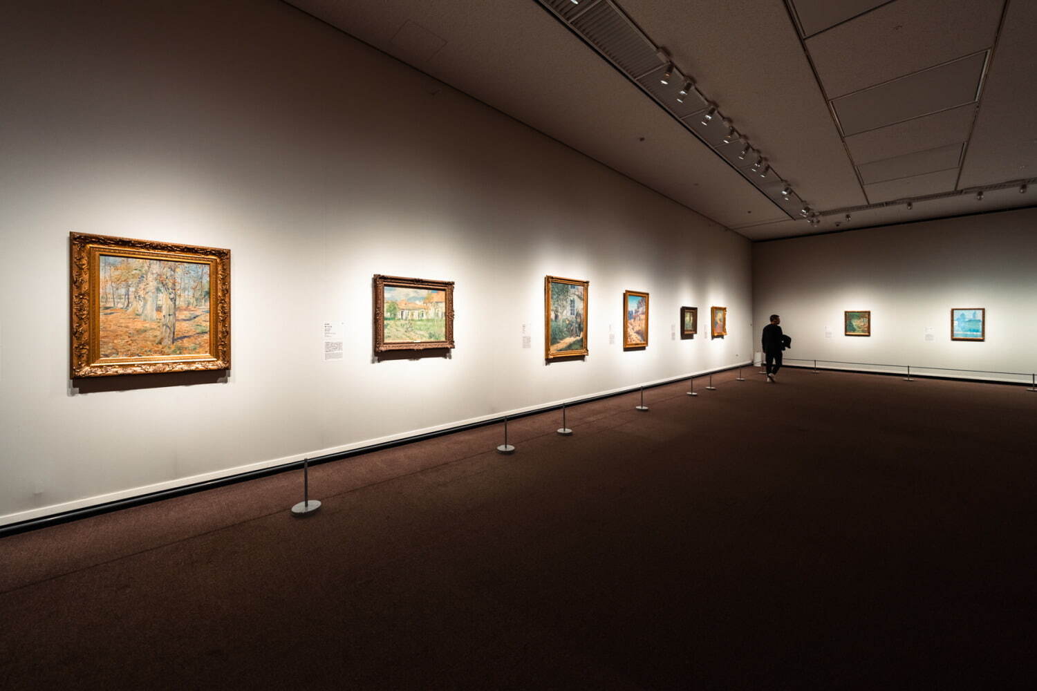 「印象派 モネからアメリカへ ウスター美術館所蔵」展示風景 東京都美術館 2024年