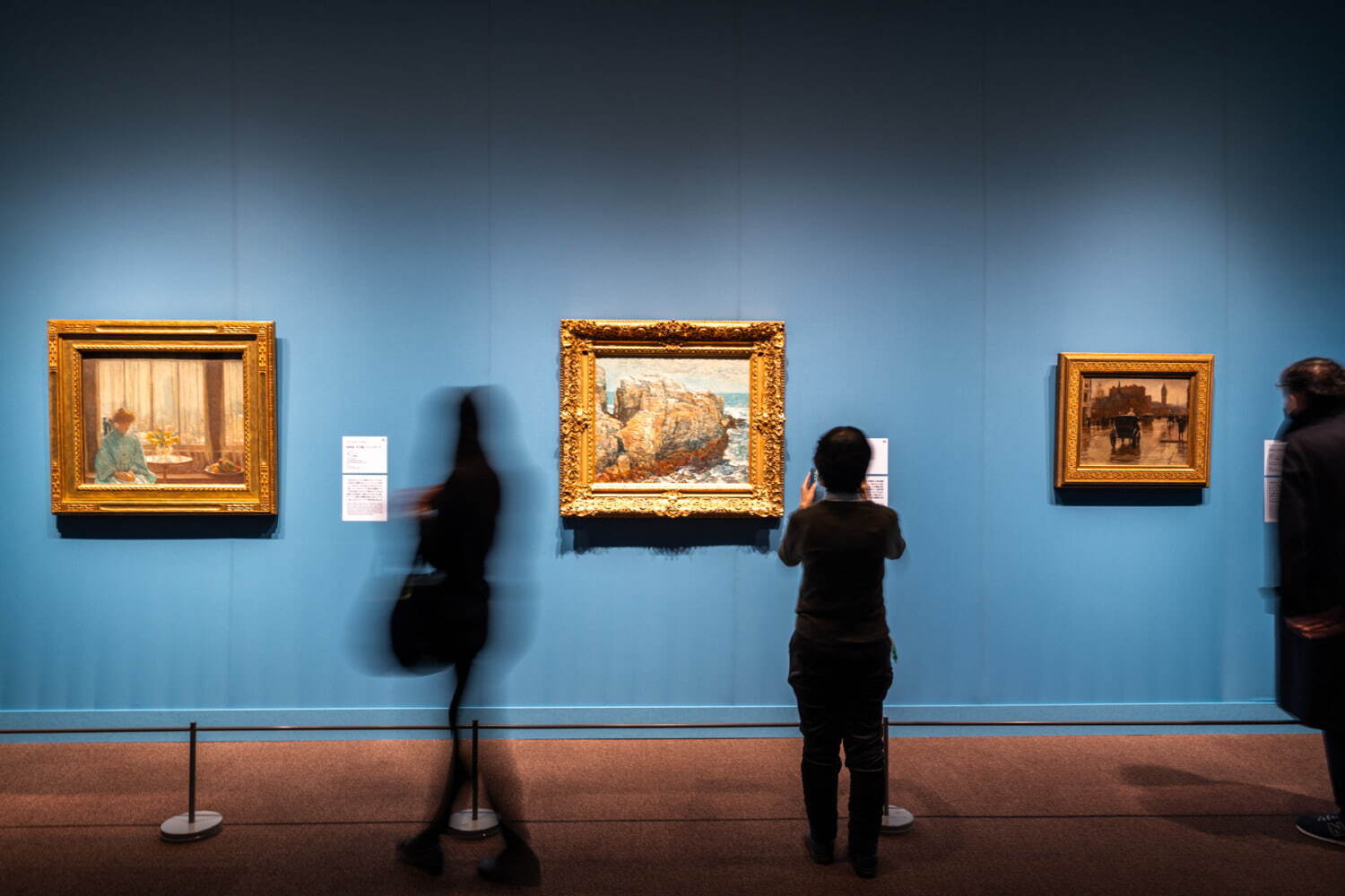 「印象派 モネからアメリカへ ウスター美術館所蔵」展示風景 東京都美術館 2024年