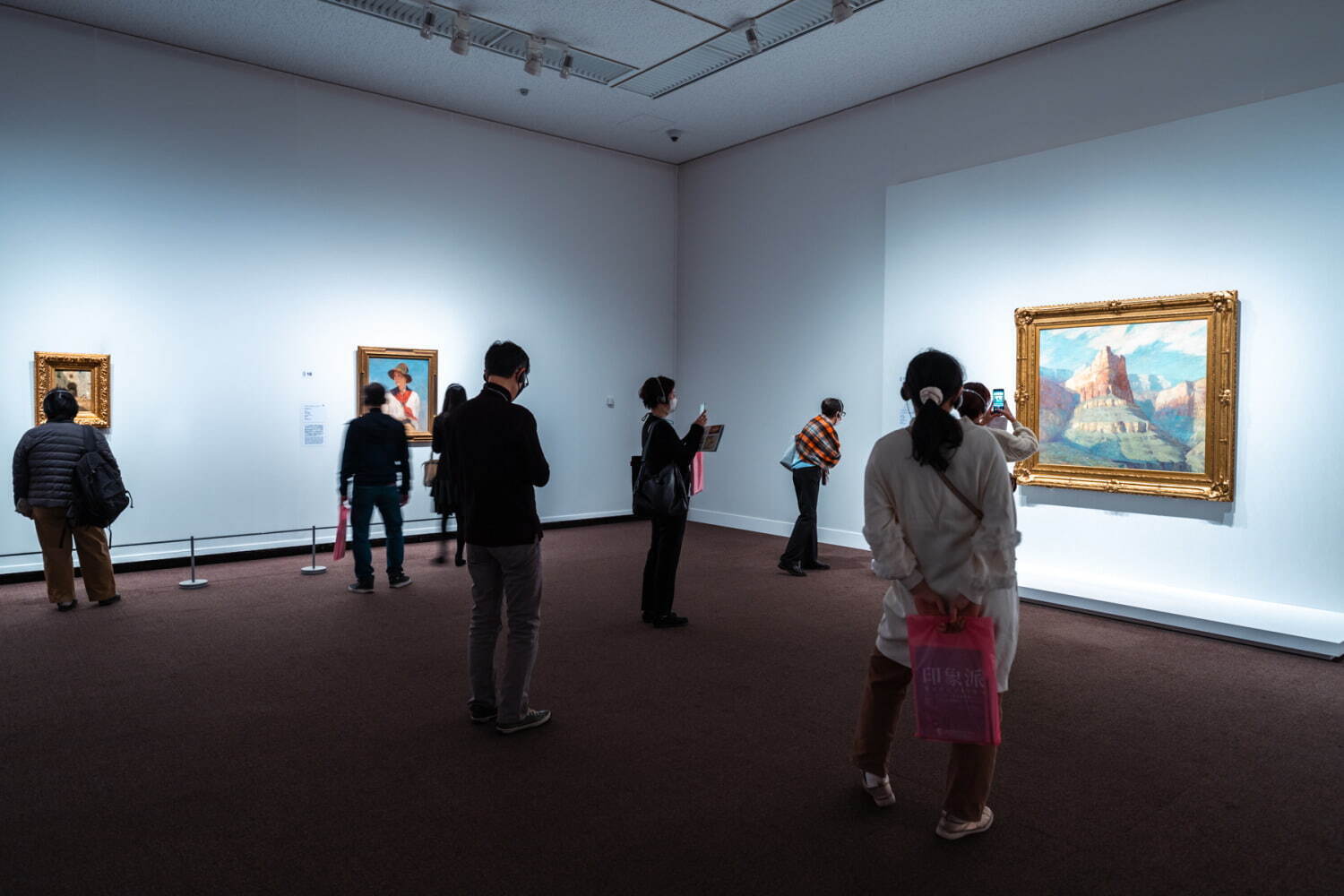 「印象派 モネからアメリカへ ウスター美術館所蔵」展示風景 東京都美術館 2024年