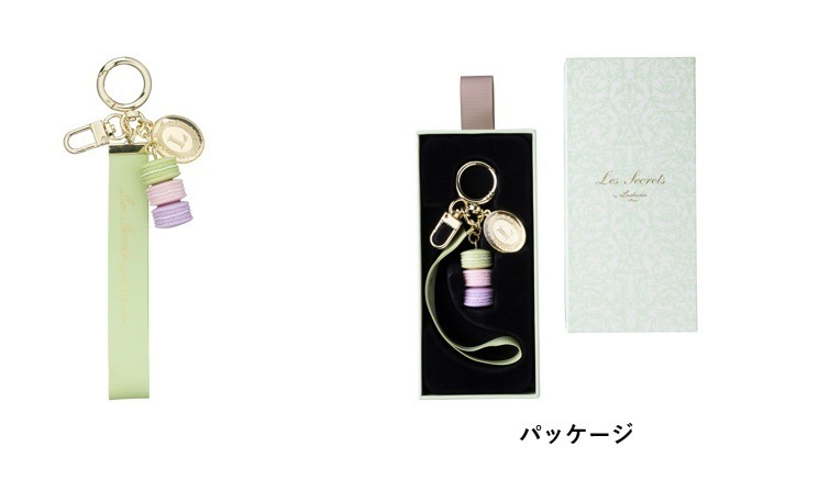 【日本未発売】 ラデュレ \"LADURÉE BAG\" キーチェーン 日本未発売】 ラデュレ 