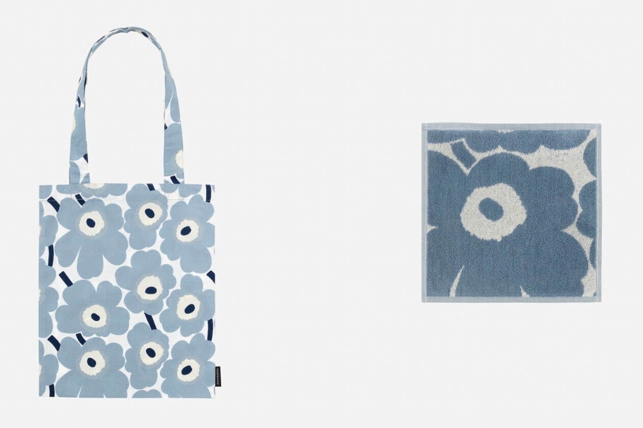 マリメッコ「ウニッコ」爽やかな春感じるブルーグレイの新作、マグカップやエプロンなどホームアイテム