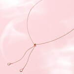 4℃“ふっくら桜カット”のローズクォーツジュエリー、ピングゴールドのネックレスやリング｜写真7