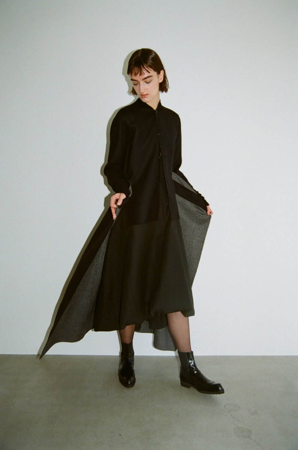 エムティーモデリスト 2024-25年秋冬｜ スタンド/ノーカラーコート