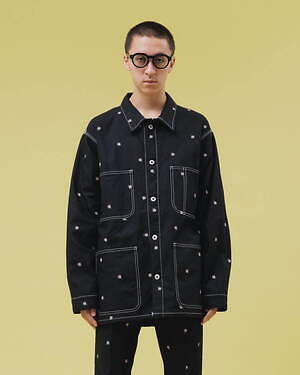 ノントーキョー×ユニバーサルオーバーオール、“煌めく花”の刺繍入りカバーオール＆タックパンツ｜写真3