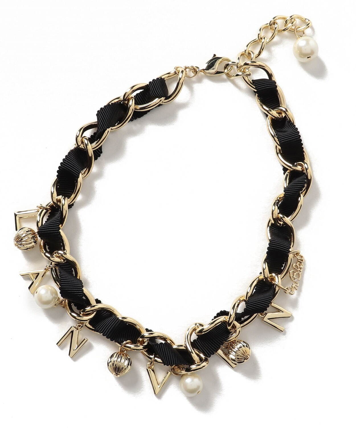 ランバンオンブルー(LANVIN en Bleu)キルティングネックレス ランバン オン ブルー“キルティングバッグ”着想のアクセサリー