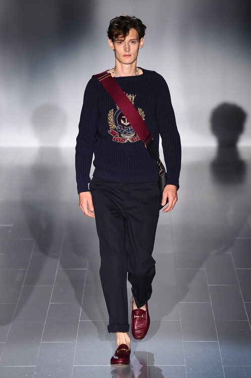 グッチ(GUCCI) 2015年春夏メンズコレクション シルエット - 写真27