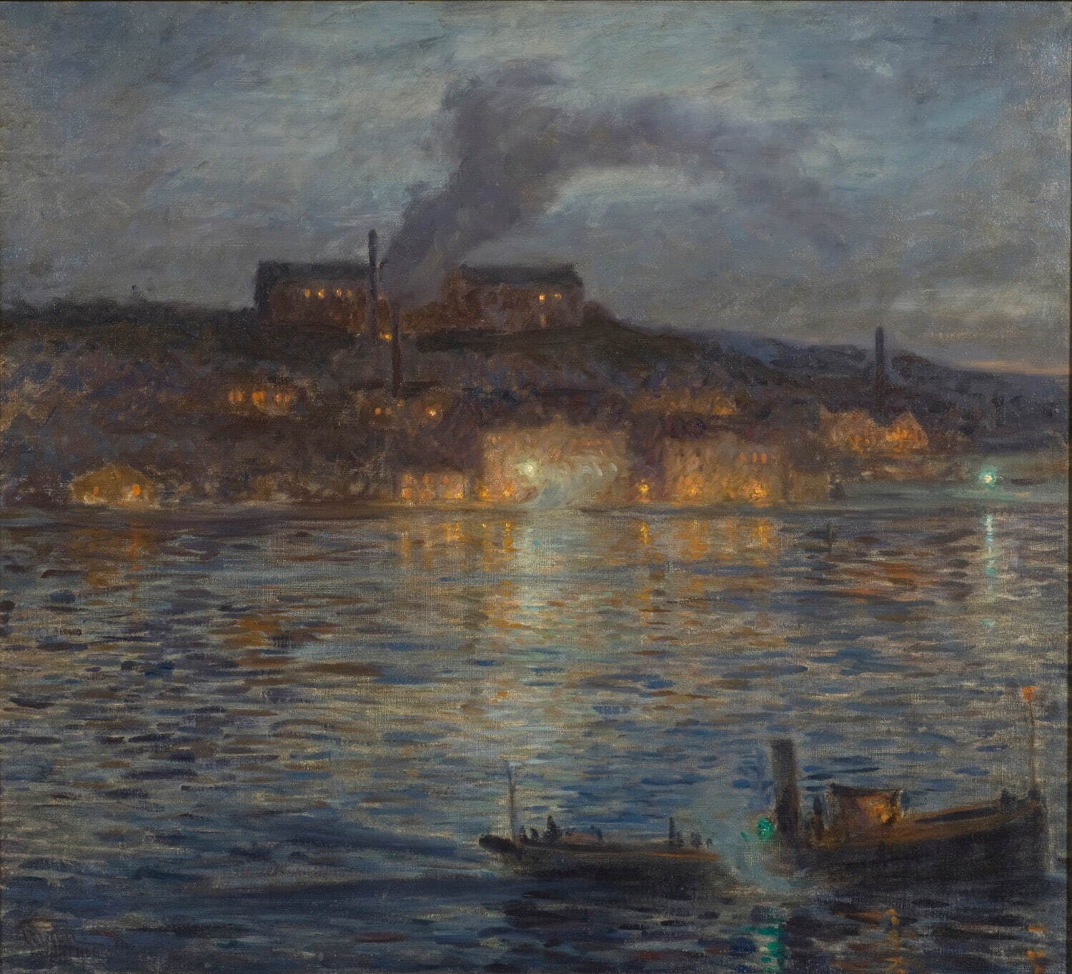 エウシェン王子 《工場、ヴァルデマッシュウッデからサルトシュークヴァーン製粉工場の眺め》
スウェーデン国立美術館 Photo: Erik Cornelius / Nationalmuseum