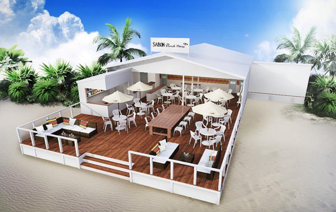 SABONの海の家「サボン ビーチ ハウス」鎌倉・由比ヶ浜にオープン、シャワールームやイスラエル料理 | 写真