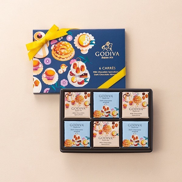 ゴディバの24年ホワイトデー限定チョコレート、午後のティータイムに並ぶスイーツの数々を表現｜写真9
