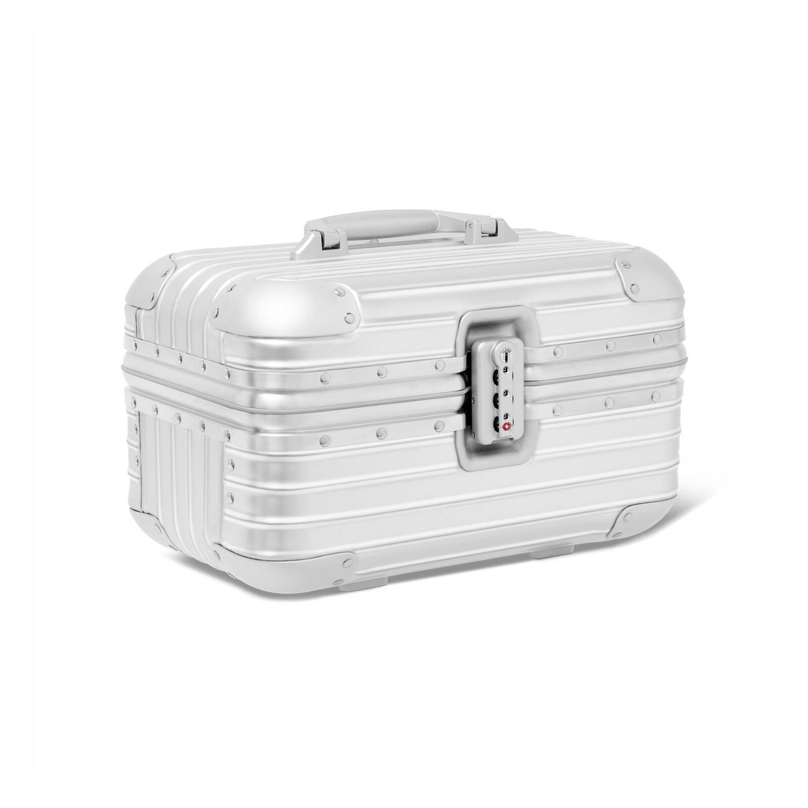 【RIMOWA ヴァニティケース／ビューティーケース】廃盤品 アルミニウムケース リモワ“手持ち”アルミケース「オリジナル ヴァニティ ケース