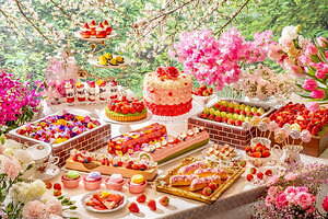 ヒルトン名古屋のいちごスイーツビュッフェ第2弾、“ストロベリー・ガーデン”をテーマに｜写真1