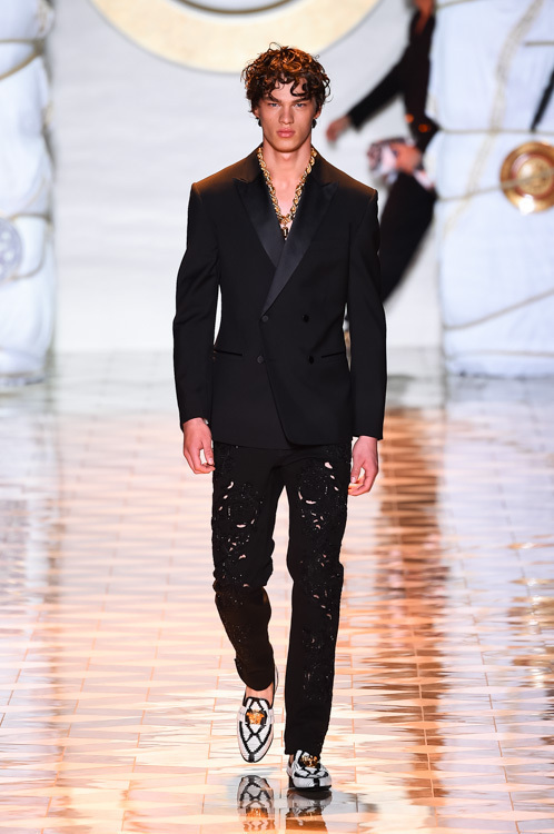 ヴェルサーチェ(VERSACE) 2015年春夏メンズコレクション シルエット - 写真47