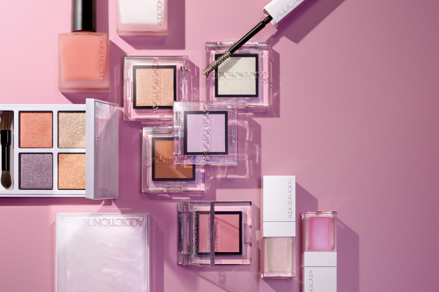 マットアイシャドウ｜アディクション24年夏コスメ、“貝殻の煌めき”リップオイル＆海辺の景色イメージのアイシャドウ