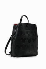 デシグアルのミッキーコレクション、刺繍やワッペン配したパッチワークデニムジャケット＆ストライプTシャツ｜写真13