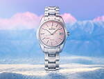 グランドセイコー限定腕時計、“朝焼けを映す雪面”イメージの淡いピンクダイヤル｜写真1
