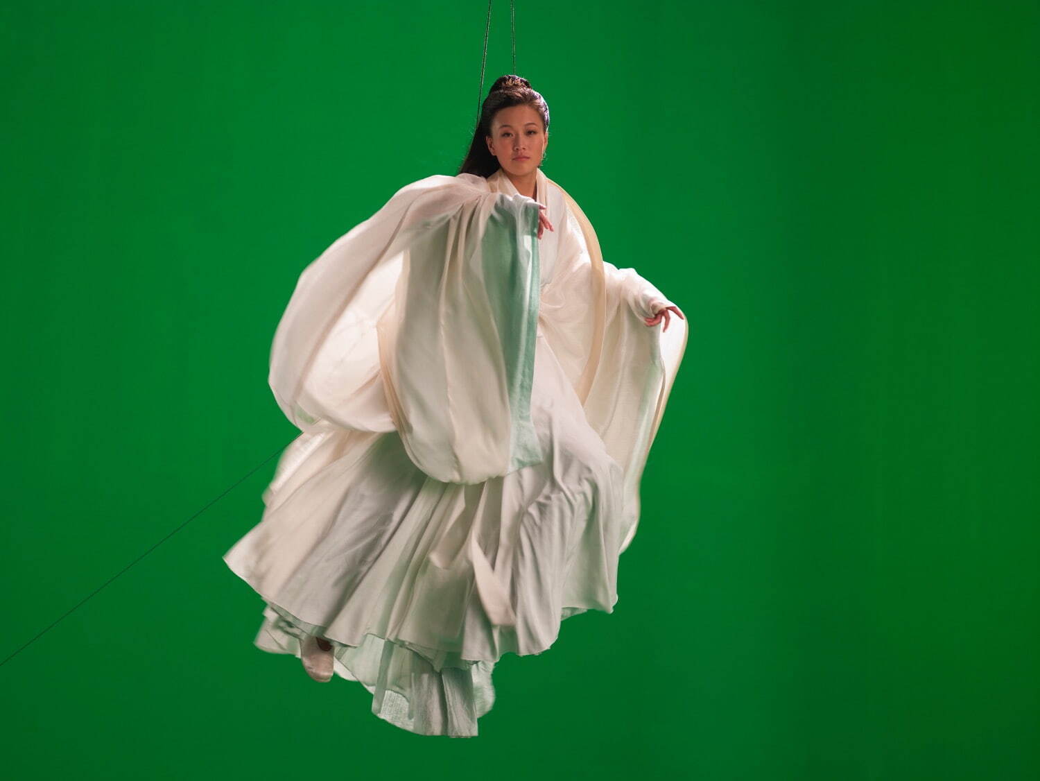 Isaac Julien, <i width="1500" height="1126">Green Screen Goddess (Ten Thousand Waves),</i> 2010
© Isaac Julien. Courtesy the artist and Victoria Miro