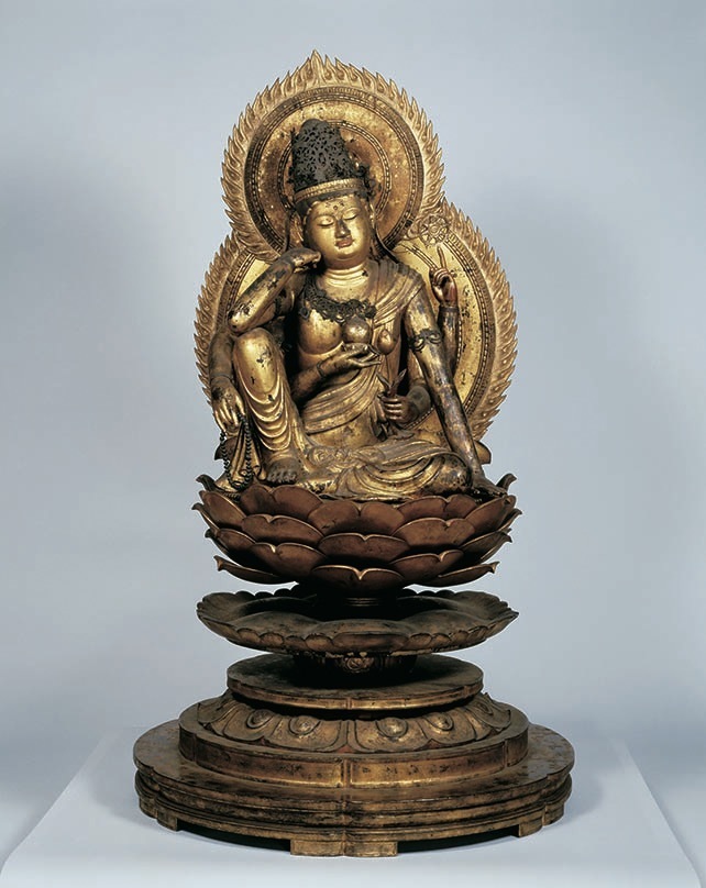 重要文化財 《如意輪観音坐像》
平安時代 10世紀 画像提供：奈良国立博物館