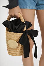 パトゥ24年春夏 - 爽やかなストライプ柄ドレスやふんわりパフスリーブトップス、ラフィアバッグも｜写真19