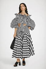 パトゥ24年春夏 - 爽やかなストライプ柄ドレスやふんわりパフスリーブトップス、ラフィアバッグも｜写真29