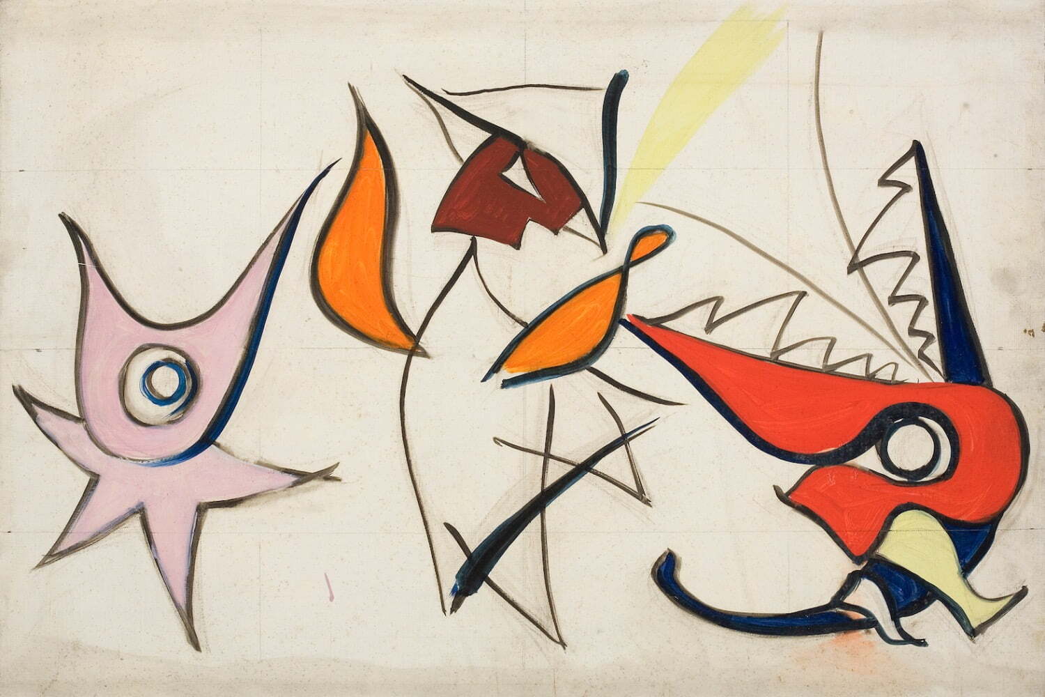 東京・岡本太郎記念館で「対峙する眼」展 - 岡本太郎の絵画の 東京・岡本太郎記念館で「対峙する眼」展 - 岡本太郎の絵画の