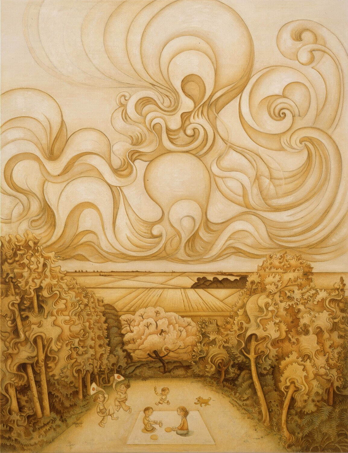 吉本作次 《田園の宴会》 2008年