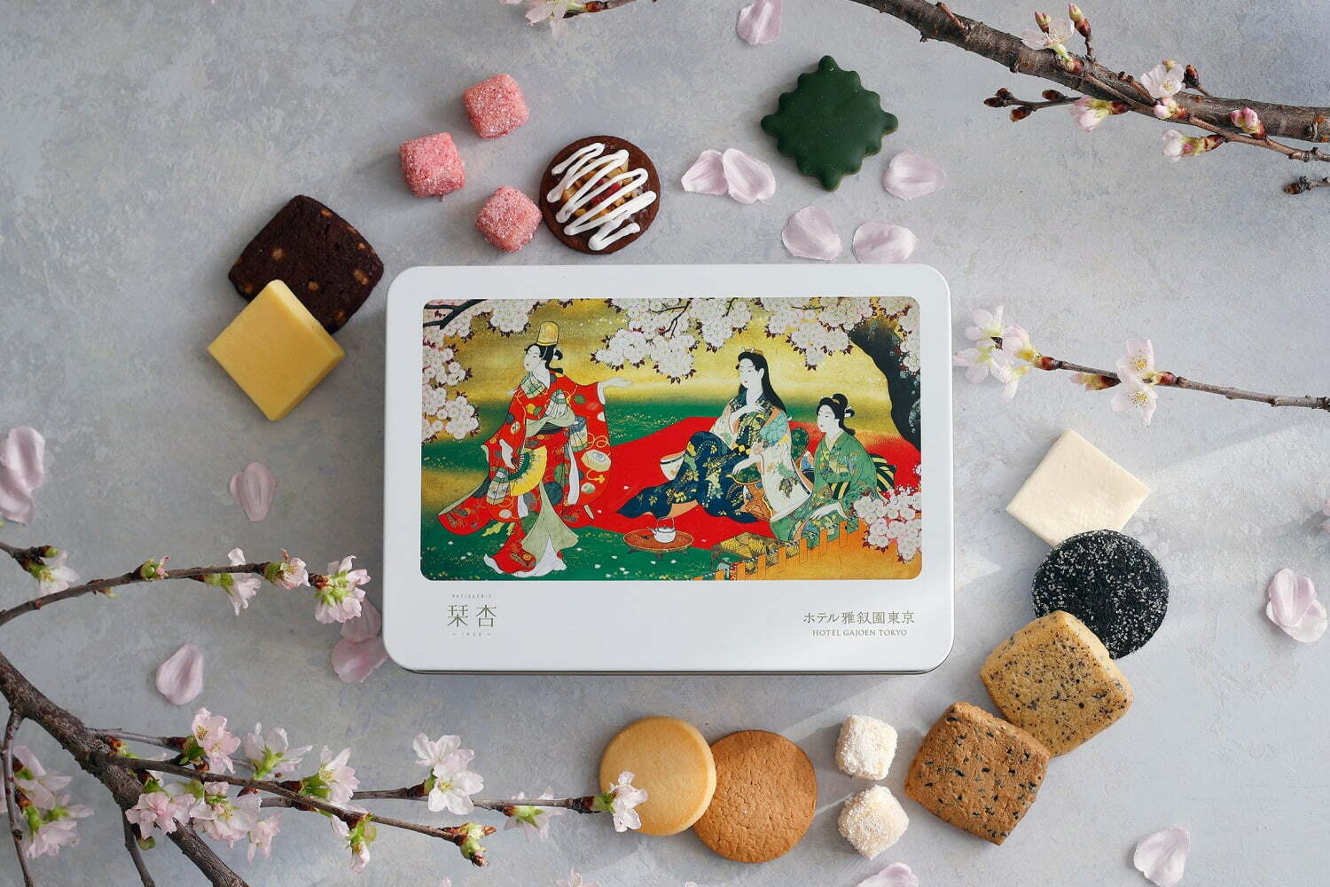 ホテル雅叙園東京「クッキー缶・さくら」“桜を愛でる”文化財「百段階段」