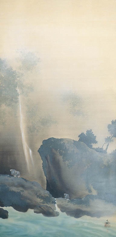 横山大観 《曳船》 明治34年(1901年) 足立美術館蔵