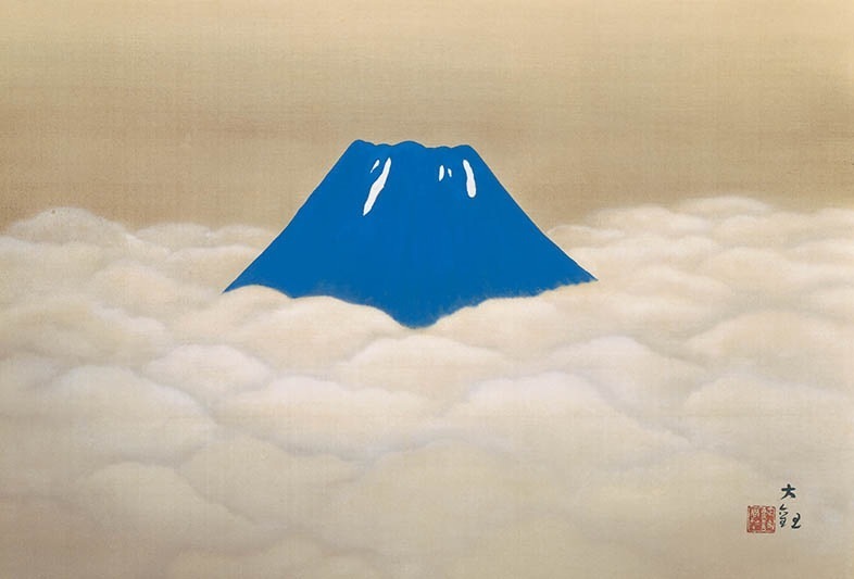 横山大観 《夏之不二》 大正9年(1920年) 足立美術館蔵