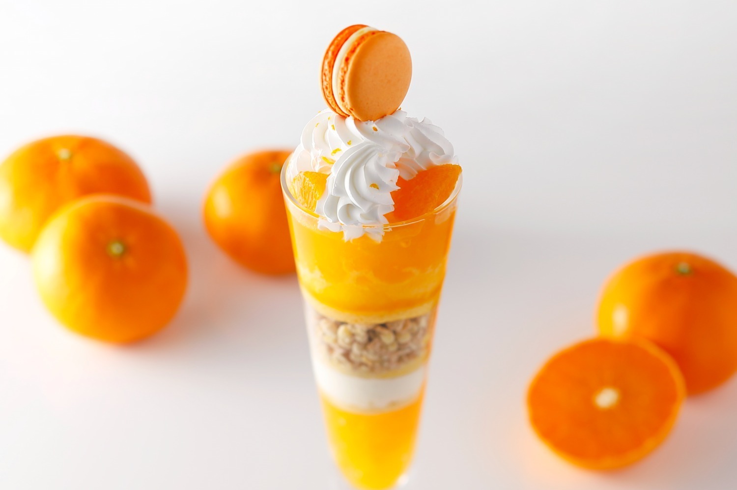 ビスキュイ｜ホテルニューオータニ(東京)“かんきつ”パフェ、「せとか」など人気品種のシャーベット＆ジュレを重ねて