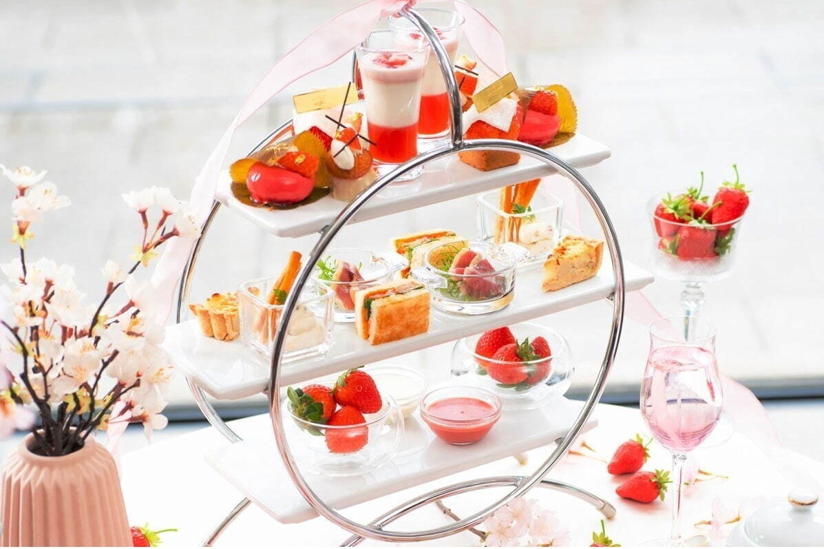 桜アフタヌーンティー特集2024【関西編】大阪・京都・神戸の人気ホテルによるピンクの桜スイーツ