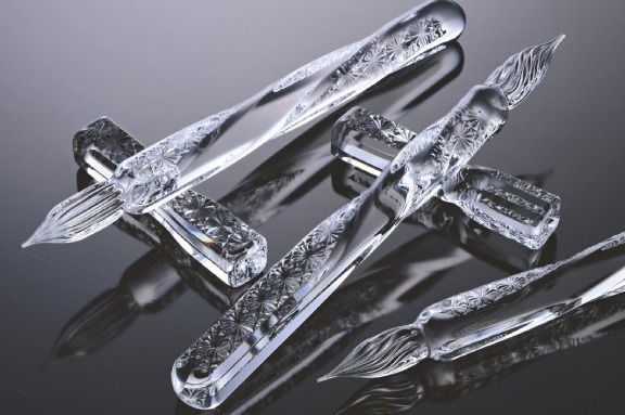 硝子工芸｜「三越文具フェア」世界の高級万年筆や美しいガラスペン＆クラフト文具など集結、日本橋三越本店で