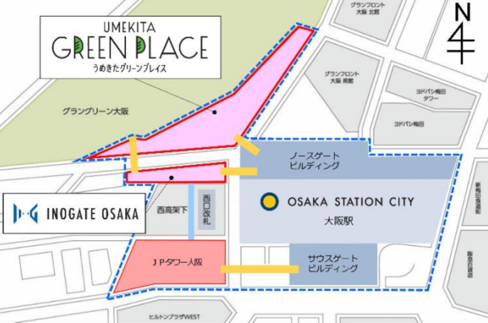 大阪駅直結「うめきたグリーンプレイス」レストラン＆カフェ中心20店舗の商業施設、歩行者デッキも開通｜写真16