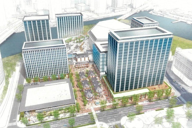 商業施設｜横浜・みなとみらいの大型複合施設「リンケージ テラス」商業施設やホテル・ミュージアム内包、29年竣工