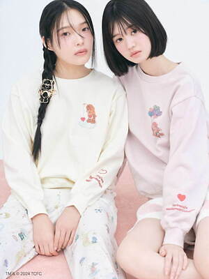 スナイデル ホーム「ケアベア」限定ルームウェア＆“クマ耳”ヘアバンド、夢見るパステルカラーで - ファッションプレス