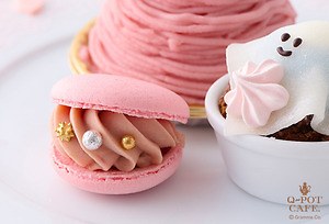 Q-pot CAFE.春の桜スイーツ、“富士山”オバケちゃんや華やかピンクの「サクラモンブラン」｜写真7