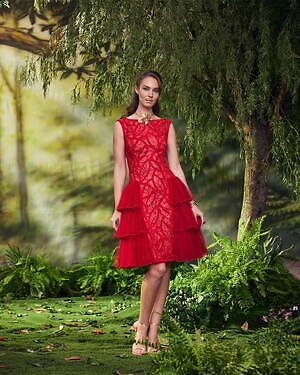 タダシ ショージ(TADASHI SHOJI) 2024-25年秋冬ウィメンズコレクション  - 写真6