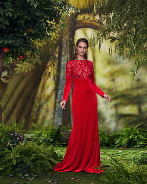 タダシ ショージ(TADASHI SHOJI) 2024-25年秋冬ウィメンズコレクション  - 写真25