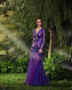 タダシ ショージ(TADASHI SHOJI) 2024-25年秋冬ウィメンズコレクション  - 写真32